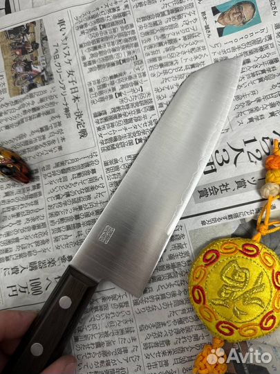 Японский Кухонный нож Сантоку(нержавеющий Ламинат)