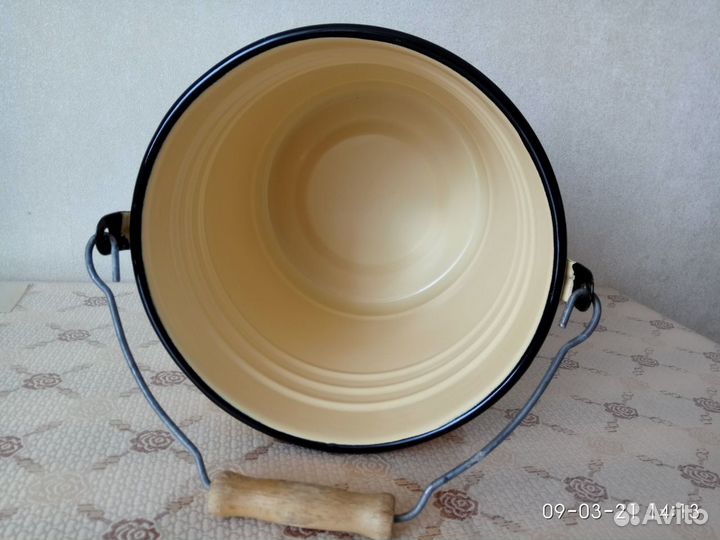 Ведро эмалированное