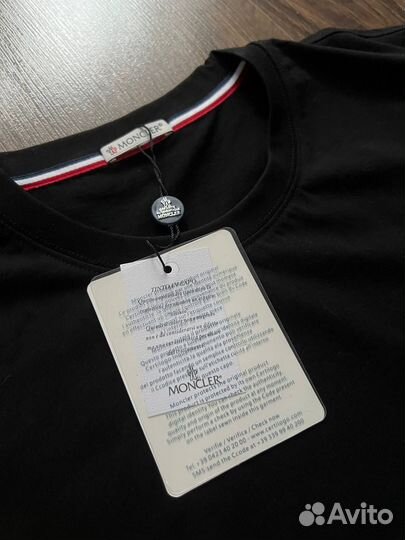 Футболка Moncler Logo T-Shirt Black