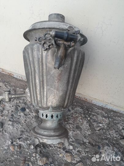 Самовар на дровах старинный