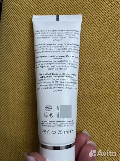 Крем для лица schrammek spf 50 солнцезащитный