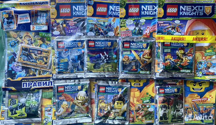 Комплект журналов lego nexo knights