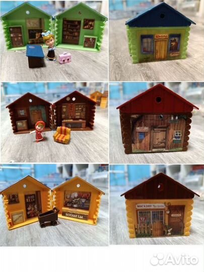 Маша и медведь домики