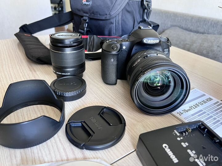 Фотоаппарат Canon 60d + объектив Sigma