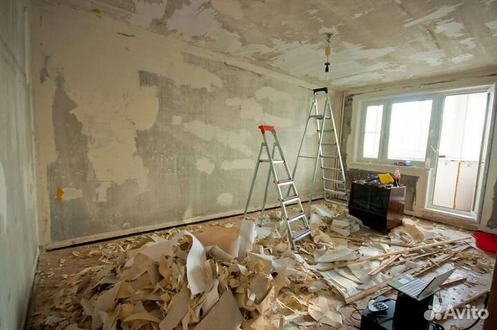 Демонтаж перегородок. Демонтаж