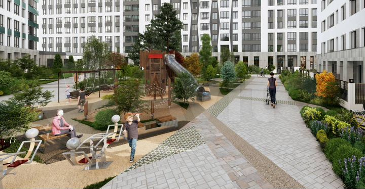 2-к. квартира, 51,2 м², 7/15 эт.