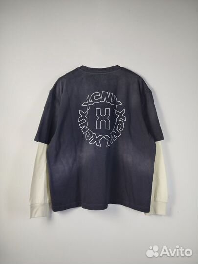 Лонгслив двойной xcnx Universe графитовый