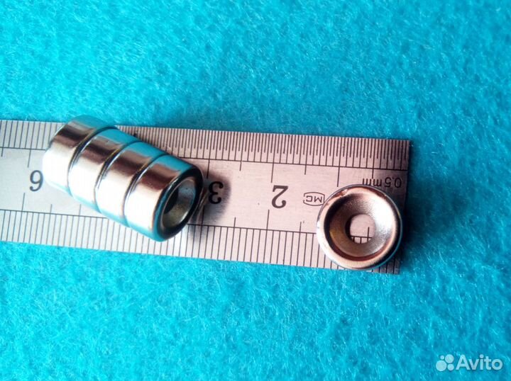 12*5 магнит неодимовый с отверстием патаем 4 мм