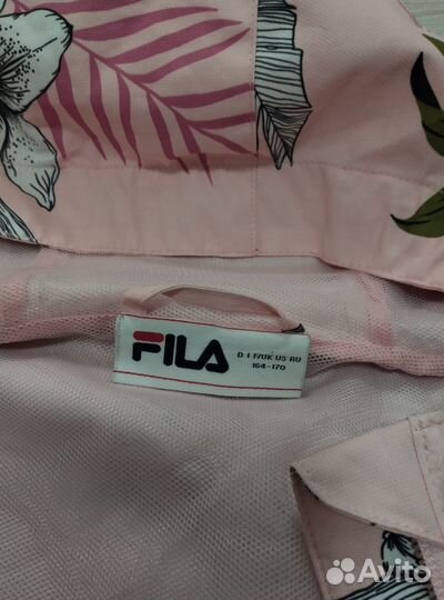 Болоневая демисезонная ветровка fila 164-170