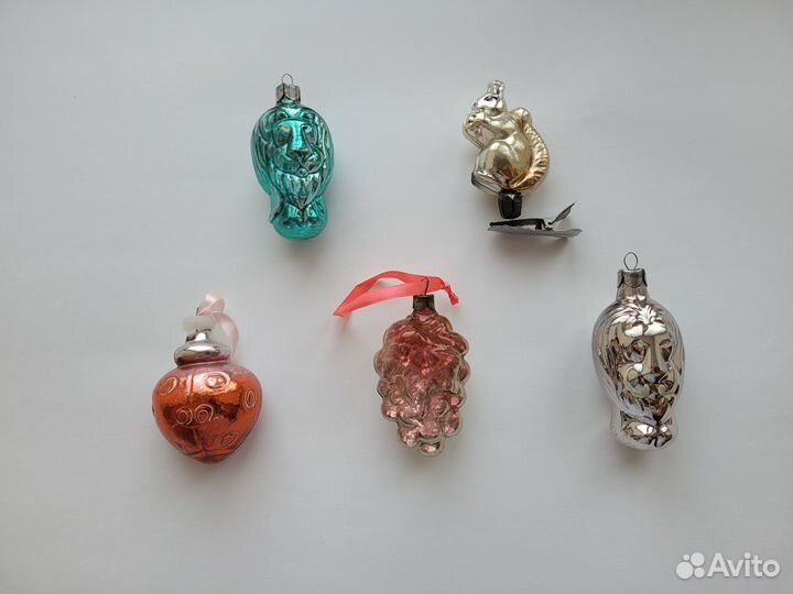 Елочные игрушки новогодние СССР