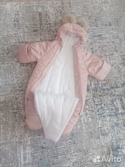 Зимний комбинезон для девочки 62р