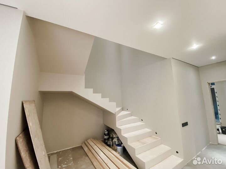 Малярные работы/ Окрашивание стен/ Потолков