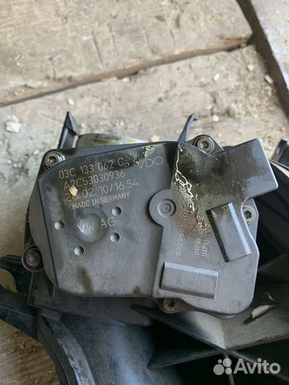 Выпускной коллектор volkswagen golf 6, 1,4