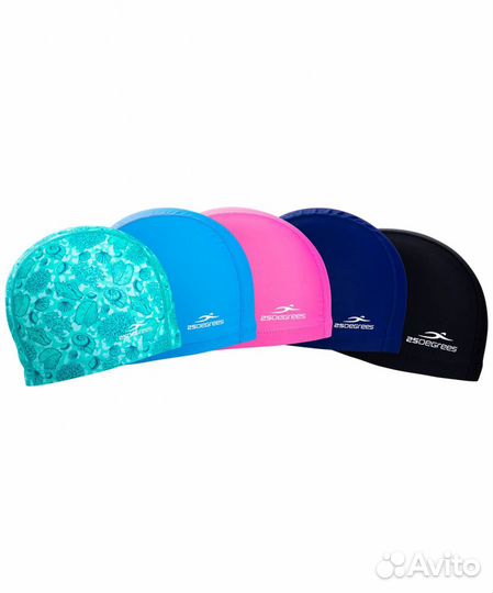 Шапочка для плавания 25degrees Essence Black, поли