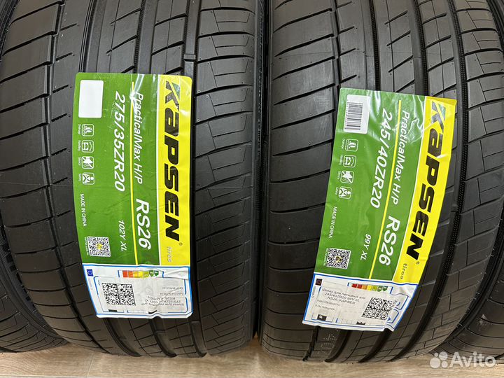 Kapsen RS26 Practical Max HP 245/40 R20 и 275/35 R20 96Z
