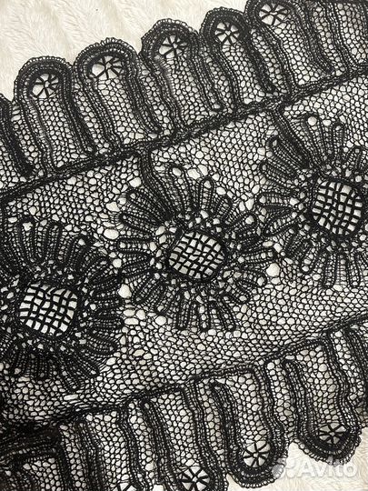 Изысканная шаль с коклюшками