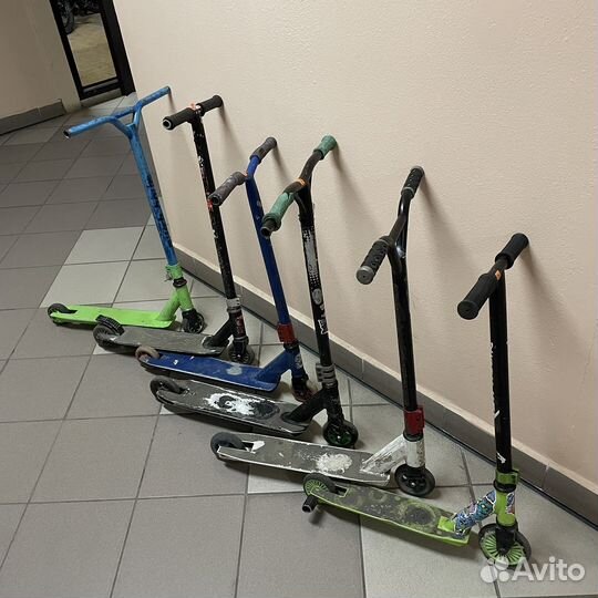 Трюковые самокаты на запчасти