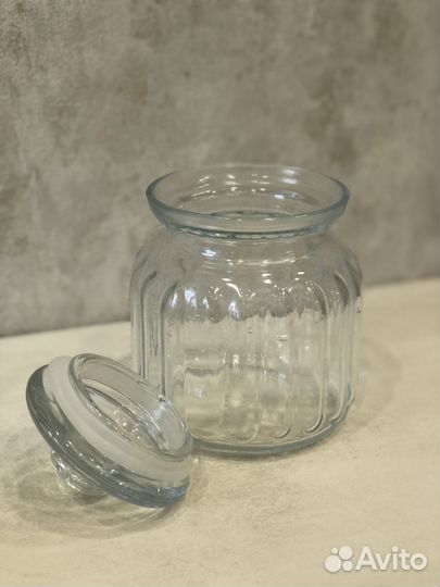 Стеклянные банки для хранения Pasabahce 2 шт