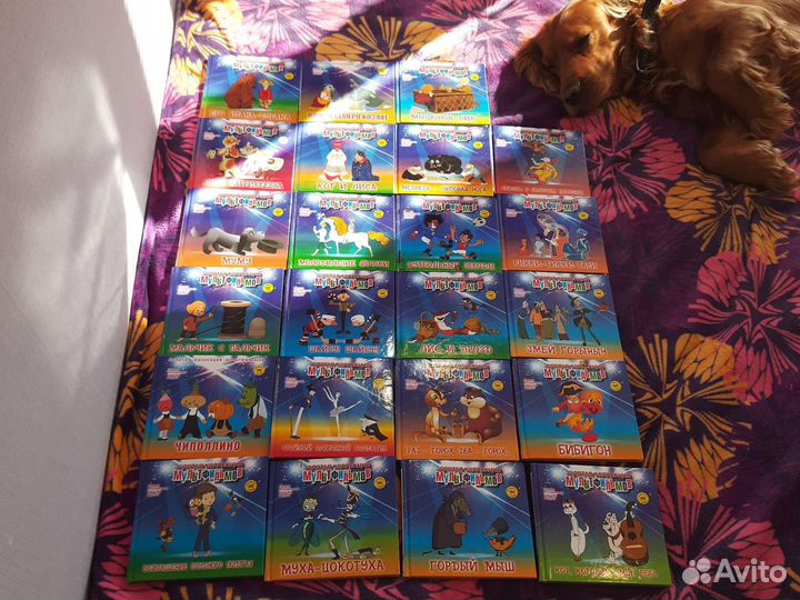 Коллекция мультфильмов с DVD дисками + книжка внут