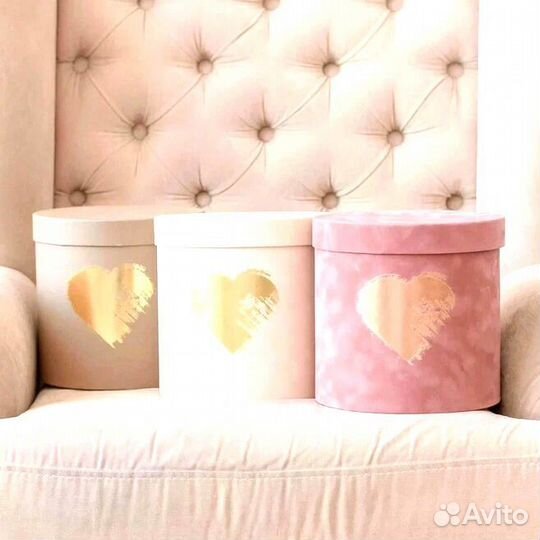 Подарочная коробка бархат опт