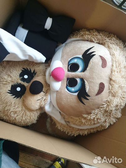 Ростовая кукла Зайка и Мишка Тедди