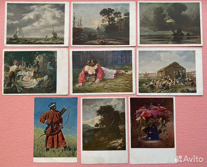 Открытки Начало прошлого века Искусство Вожди