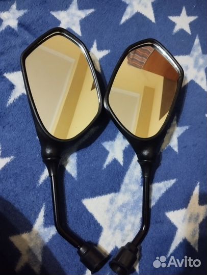 Зеркала универсальные (карбон)