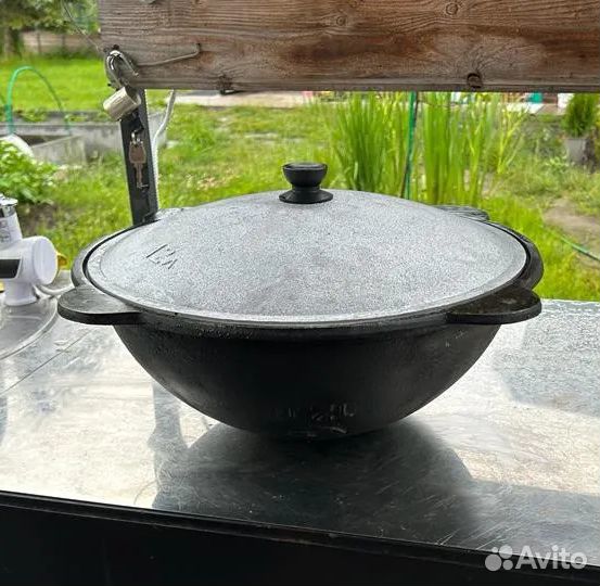 Казан чугунный узбекский