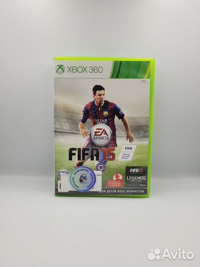 FIFA 15 xbox 360 (б/у, рус.)