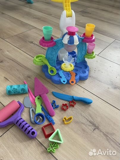 Набор плэй до, фабрика мороженного