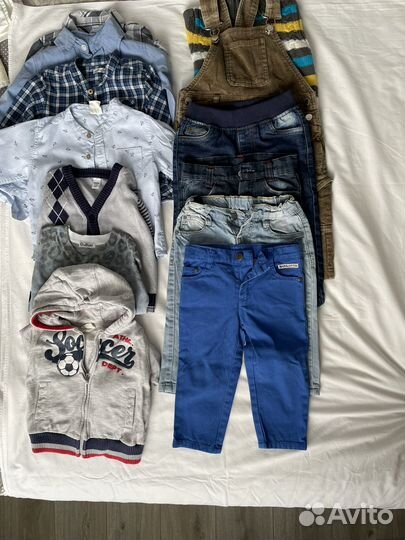 Вещи пакетом на мальчика 80-86
