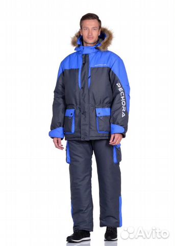 Костюм Huntsman Печора цв.серый/синий