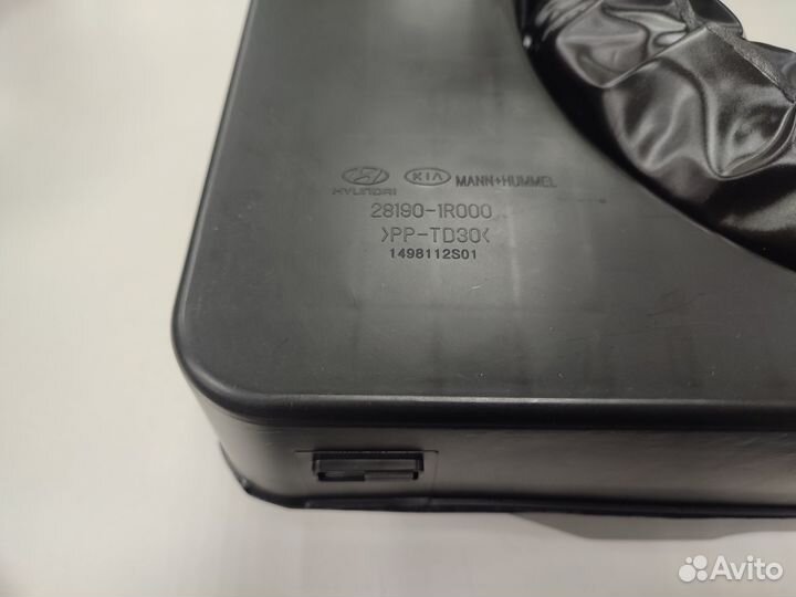 Резонатор воздушного фильтра hyundai solaris