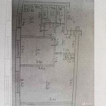 2-к. квартира, 43,4 м², 2/2 эт.