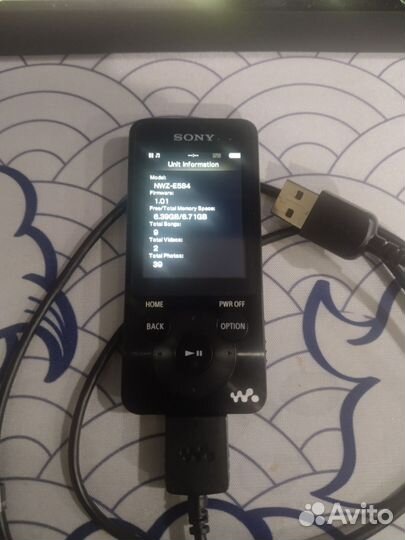 Mp3 плеер Sony walkman nwz e584