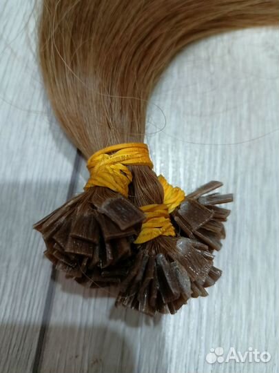 Волосы натуральные на капсулах новые