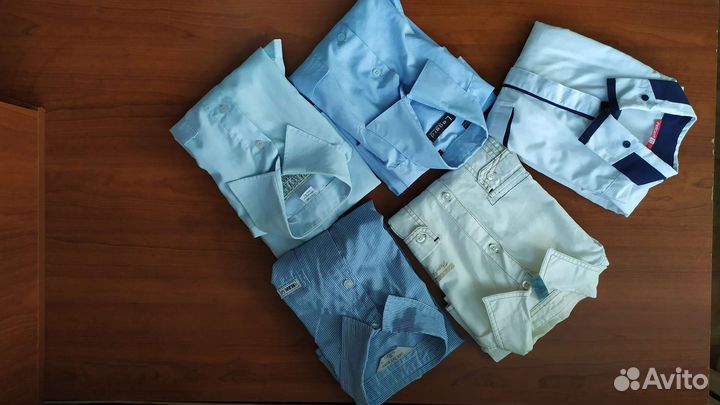 Школьные рубашки 134-140