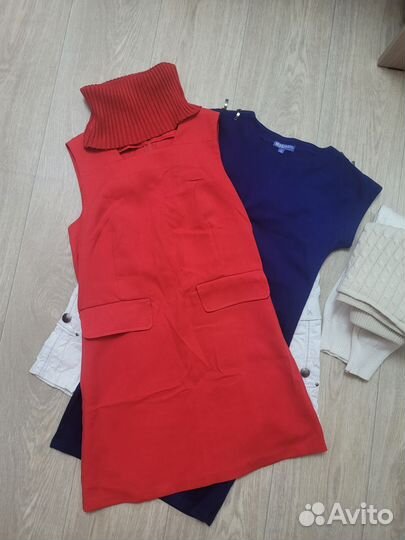 Вещи пакетом xs S платья+юбка+капри