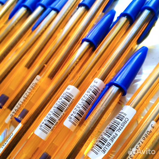 Ручка шариковая BIC Cristal Fine Blue 17 шт