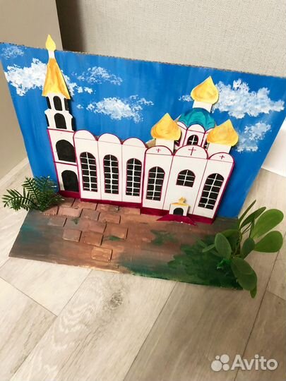 Поделка храм Трех Святителей