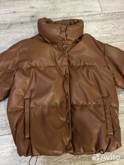 Куртка Bershka экокожа