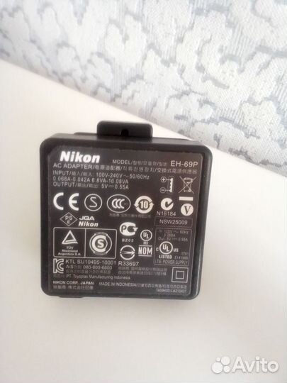 Адаптер зарядка Nicon Япония