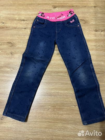 Джинсы для девочки 134
