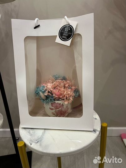 Букет из стабилизированных цветов