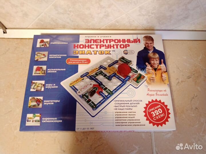 Электронный конструктор знаток 320 схем