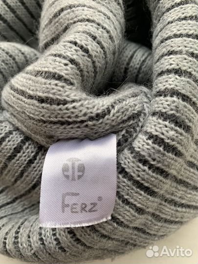 Шапка зимняя бини с шерстью женская/ мужская