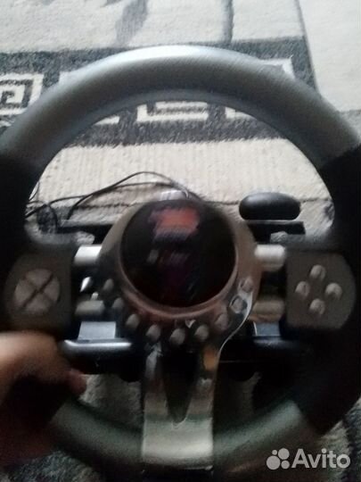 Игровой руль с педалями для пк