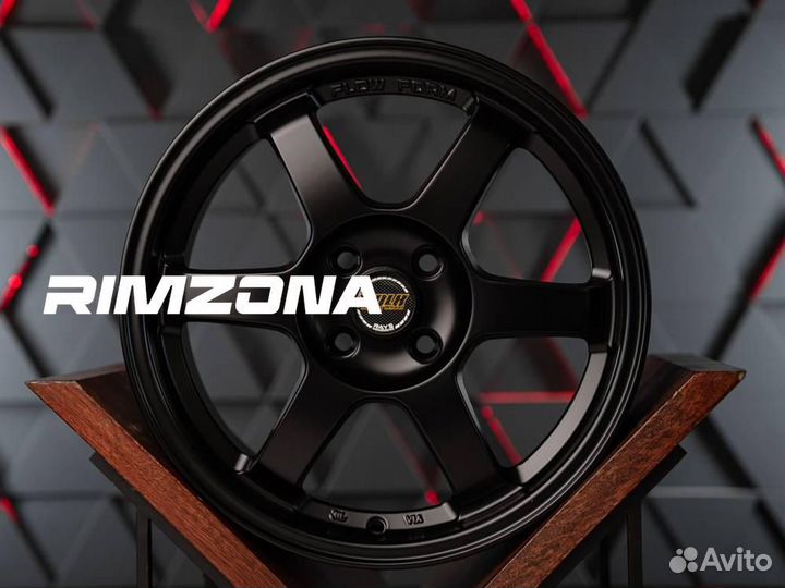 Литые диски TE37SL R16 et38.0 4x100.0 Черный с пол