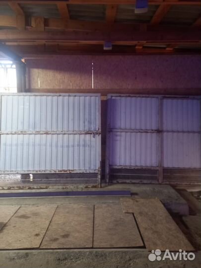 Ворота распашные с калиткой