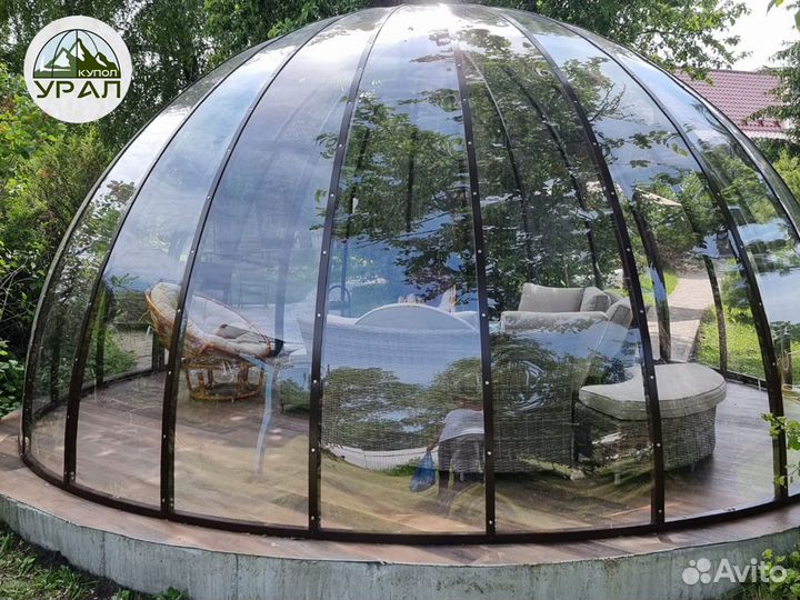 Глэмпинг / Купольная беседка / Купол для бассейна